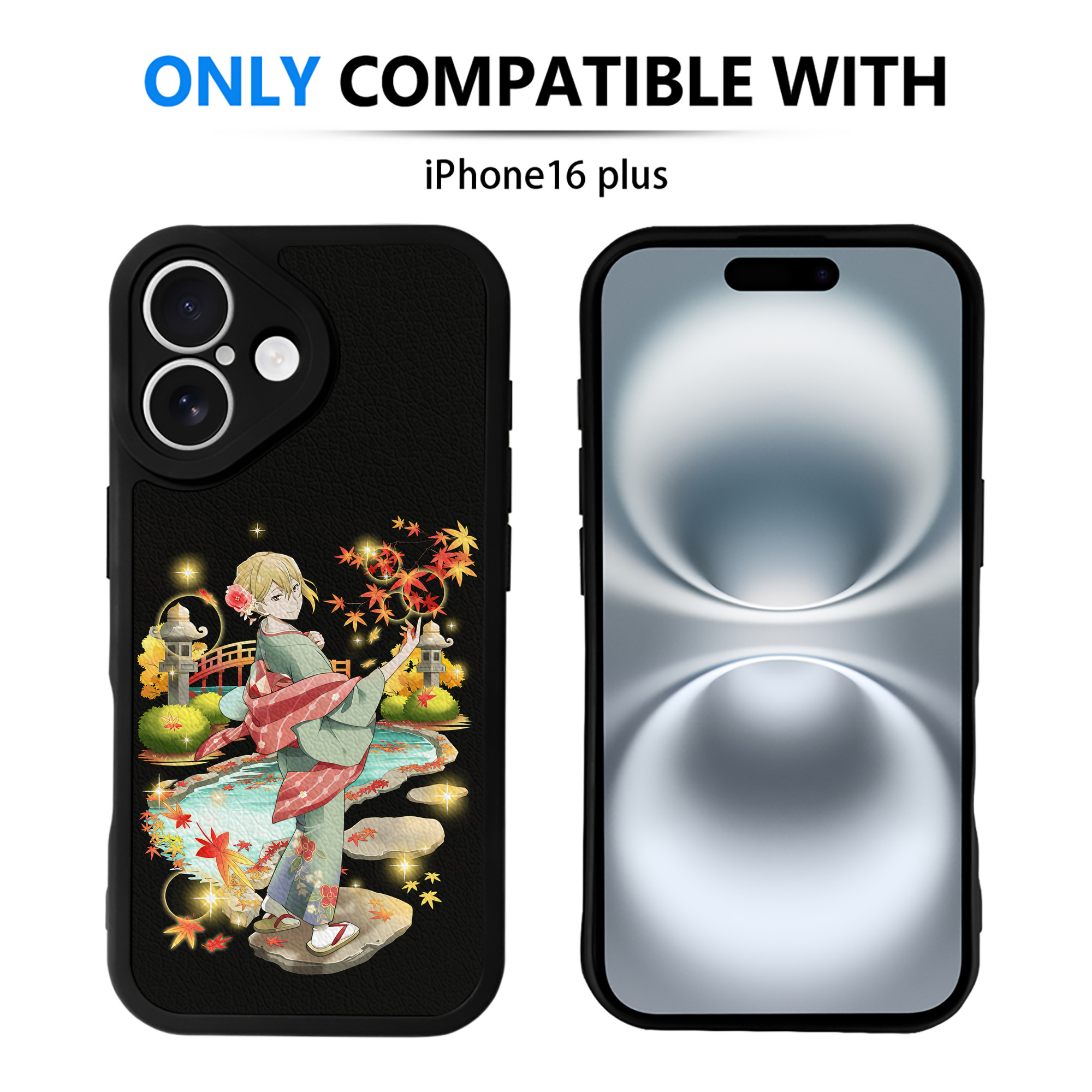 （画像用） 文豪ストレイドッグス Bungo Stray Dogs 【iPhone 16シリーズ対応】シリコンスマホケース（レザー調） 材質：シリコン